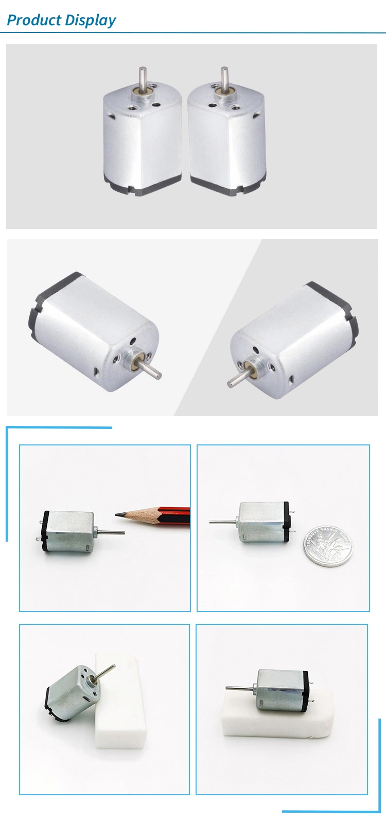 Kinmore 4.7V DC Motors for Small Motor Electric Motor Long Time Life for Game Controller